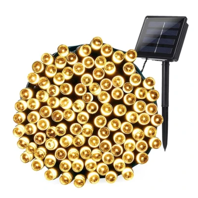 Instalatie solara decorativa 450 LED lungime 45 metri 1500 12 ALB CALD