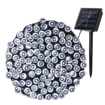 Instalatie solara decorativa 450  LED lungime 45 metri 1500 12 ALB RECE