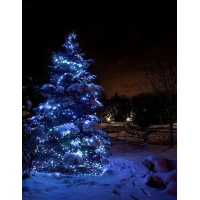 Instalatie solara decorativa 450  LED lungime 45 metri 1500 12 ALB RECE