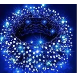 Instalatie solara decorativa 450 LED lungime 45  metri 1500 12 ALBASTRA