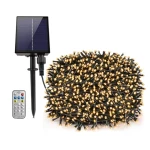 Instalatie solara decorativa 600 LED lungime 60 metri 1500 15 ALB CALD