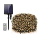 Instalatie solara decorativa 600 LED lungime 60 metri 1500 15 ALB CALD