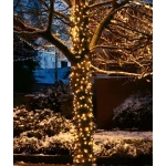 Instalatie solara decorativa 600 LED lungime 60 metri 1500 15 ALB CALD