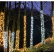 Instalatie solara decorativa 600 LED lungime 60 metri 1500 15 ALB CALD