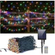 Instalatie solara decorativa 600 LED lungime 60 metri 1500 15 MULTICOLOR