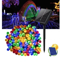 Instalatie Solara MULTICOLOR 1500 3 lungime 10 Metri cu 100 LED 