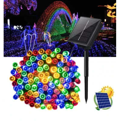 Instalatie Solara MULTICOLOR 1500 3 lungime 10 Metri cu 100 LED 