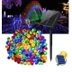 Instalatie Solara MULTICOLOR 1500 3 lungime 10 Metri cu 100 LED 