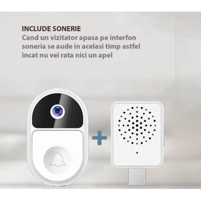 Interfon video Andowl Q ML051 audio bidirectional apel video aplicatie smartphone