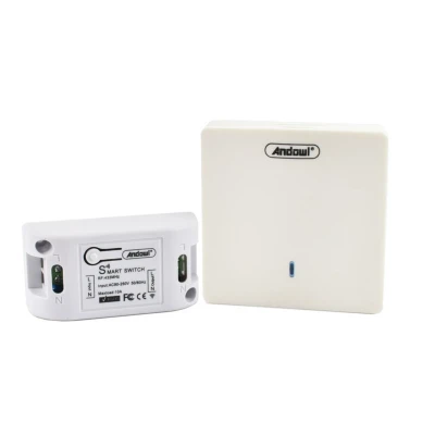 Intrerupator inteligent wireless pentru iluminat sau alimentare Andowl Q KG09