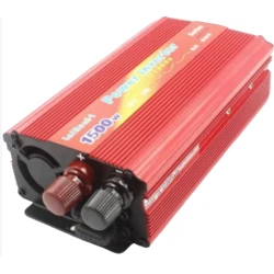 Invertor auto 12v-220v 1500w Portocaliu