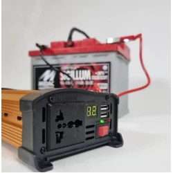 Invertor auto de tensiune KS2000 putere 2000W 12V 220V