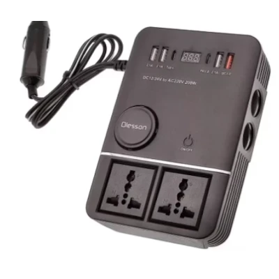 Invertor auto Olesson 1661 de 220V/200W