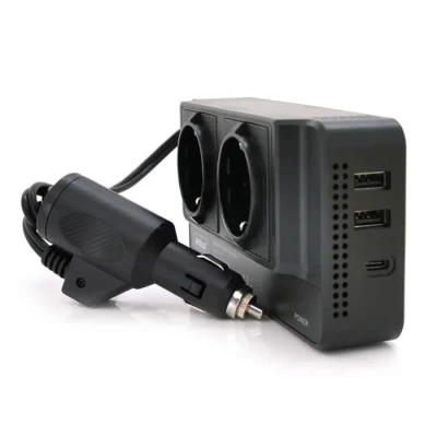 Invertor curent auto 300W 12V/220V USB Q-CC8200