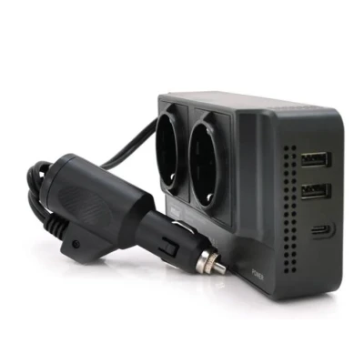 Invertor de curent auto 300W 12V/220V USB Q CC8200