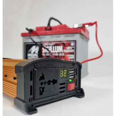 Invertor de tensiune auto KS300 putere 300W 12V 220V