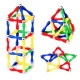 Joc Magnastix creativ pentru copii 63 piese