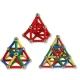 Joc Magnastix creativ pentru copii 63 piese