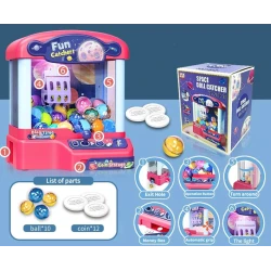 Joc tip Automat de Jucarii cu Gheara pentru Copii Mini Claw Machine cu Lumini si Sunete