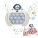 Jucarie interactiva antistress senzoriala functioneaza cu baterii 4 stiluri de joc efecte luminoase si sonore
