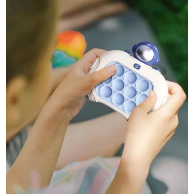 Jucarie interactiva antistress senzoriala functioneaza cu baterii 4 stiluri de joc efecte luminoase si sonore
