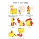 Jucarie interactiva cu plastilina Puiul amuzant cu pene colorate