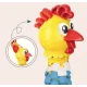 Jucarie interactiva cu plastilina Puiul amuzant cu pene colorate