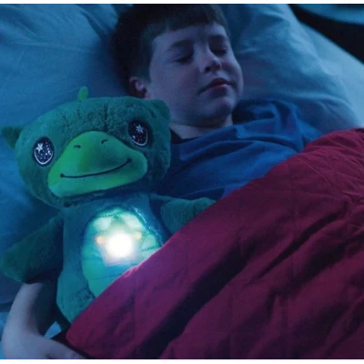 Jucarie Star Belly cu proiectie de stele tip lampa de veghe pentru copii VERDE