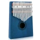 Kalimba 101 Instrument muzical ALBASTRU din lemn 17 note