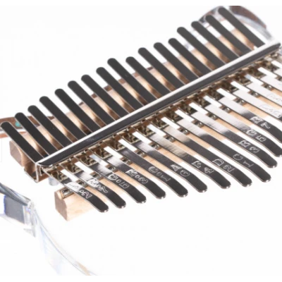Kalimba Instrument muzical cu 17 note Sticla transparenta model urechi pisica