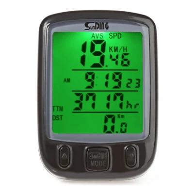 Kilometraj digital bicicleta SD 563A cu fir 25 functii afisaj temperatura ora comparator