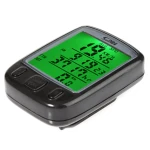 Kilometraj digital bicicleta SD 563A cu fir 25 functii afisaj temperatura ora comparator