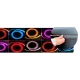 Kit 4 Benzi LED Lumini Ambientale auto RGB Control din Aplicatie Telefon