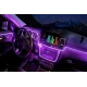 Kit 4 Benzi LED Lumini Ambientale auto RGB Control din Aplicatie Telefon
