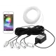 Kit 5 Benzi LED Lumini Ambientale auto RGB Control din Aplicatie Telefon 6 Metrii