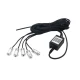 Kit 5 Benzi LED Lumini Ambientale auto RGB Control din Aplicatie Telefon 6 Metrii