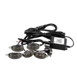 Kit 6 lumini ambientale auto pentru grila RGB 12V cu aplicatie