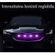 Kit 6 lumini ambientale auto pentru grila RGB 12V cu aplicatie