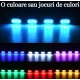 Kit 6 lumini ambientale auto pentru grila RGB 12V cu aplicatie