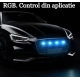 Kit 6 lumini ambientale auto pentru grila RGB 12V cu aplicatie