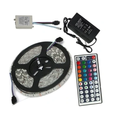 Kit Bandă RGB 5M 280 LED cu telecomanda mare si functii multiple