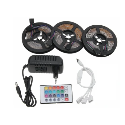 Kit Banda Led Rgb 15 Metri 3x5 Metri cu Telecomanda