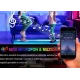 Kit Banda LED RGB Andowl Q T168 de 5 Metri Sincronizare Muzicala Bluetooth Controlul Aplicatie