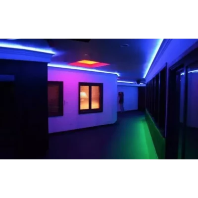 Kit Banda LED RGB cu Telecomanda 300 LED uri Lungime 5m 220V BS