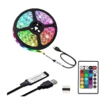 Kit Banda Led RGB cu USB lungime 2M telecomanda pentru TV PC Auto Casa Iluminat decorativ Q DT20