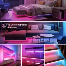 Kit Banda Led RGB cu USB lungime 2M telecomanda pentru TV PC Auto Casa Iluminat decorativ Q DT20