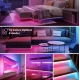 Kit Banda Led RGB cu USB lungime 2M telecomanda pentru TV PC Auto Casa Iluminat decorativ Q DT20