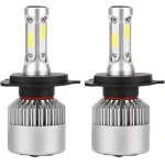 UB Kit becuri led auto COB S2 H11 2 buc/set 8000Lumeni temperatura 6000K/Alb putere 72W