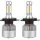 UB Kit becuri led auto COB S2 H11 2 buc/set 8000Lumeni temperatura 6000K/Alb putere 72W
