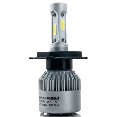 UB Kit becuri led auto COB S2 H11 2 buc/set 8000Lumeni temperatura 6000K/Alb putere 72W